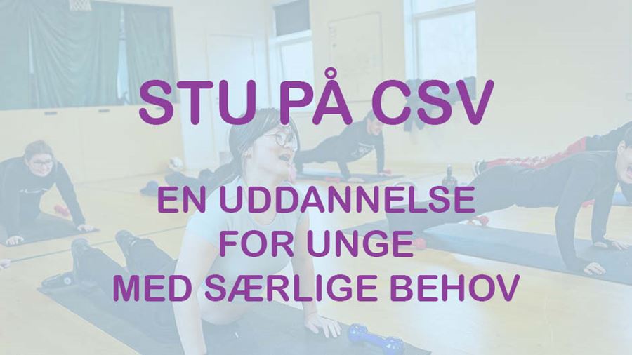 STU på CSV - en uddannelse for unge med særlige behov