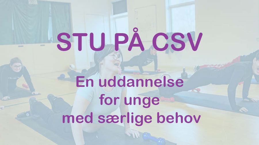STU PÅ CSV, En uddannelse for unge med særlige behov