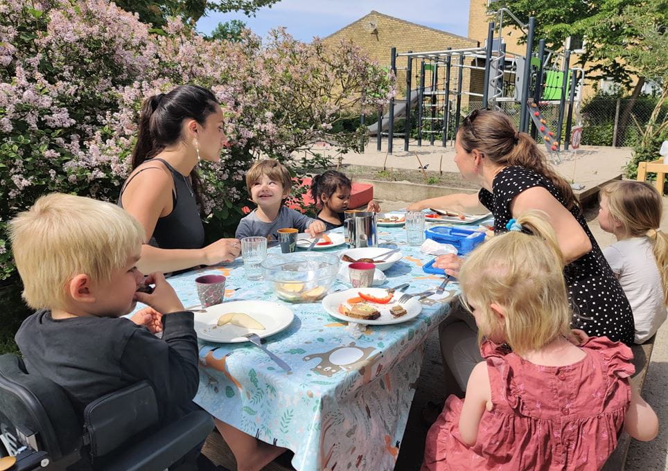 Frokostordning i Børnehuset Hjertegården