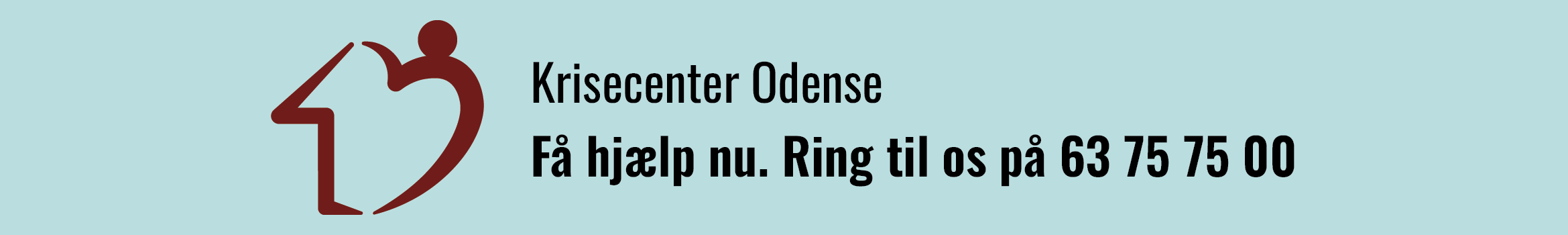 Krisecenter Odense. Få hjælp nu. Ring til os på 63 75 75 00.