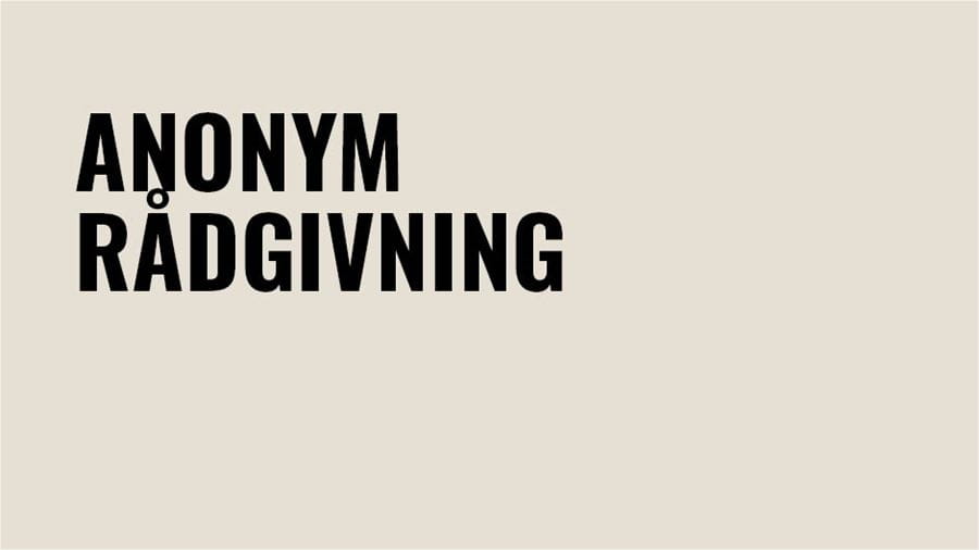 Anonym rådgivning