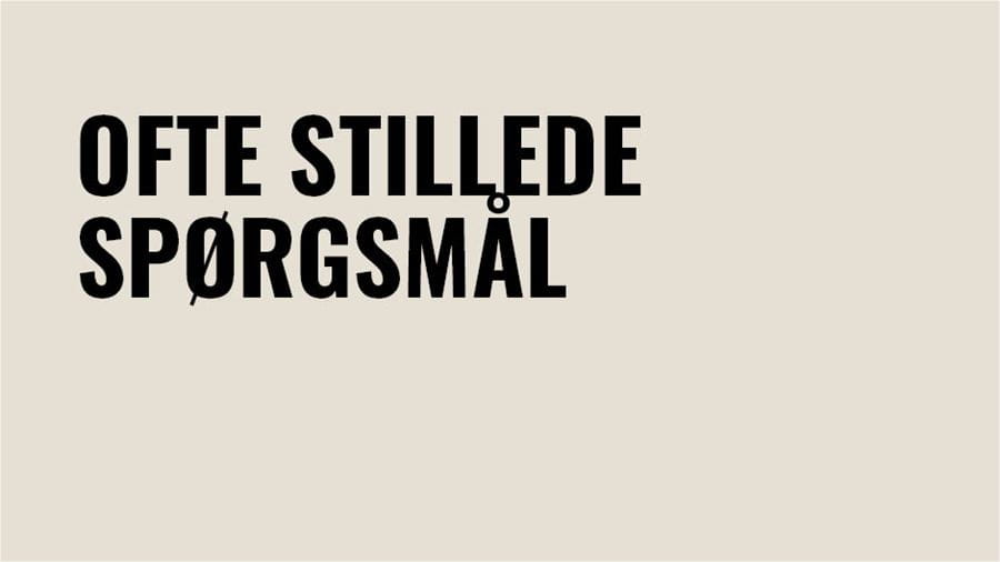 Ofte stillede spørgsmål (FAQ)