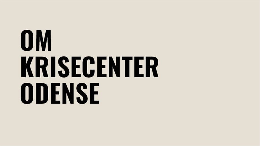 Om Krisecenter Odense