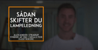 Elektriker viser sit bedste trick