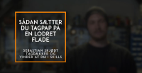 Tagdækker viser sit bedste trick