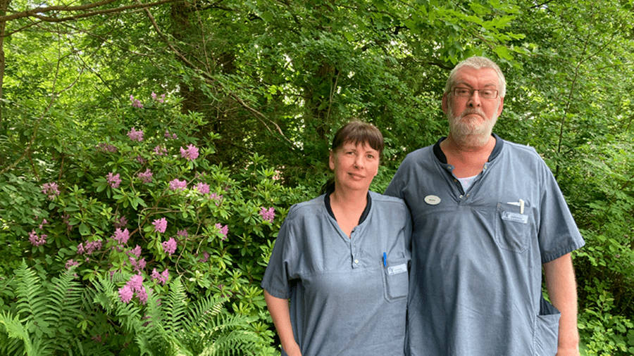 Personale på Enrum Plejehjem