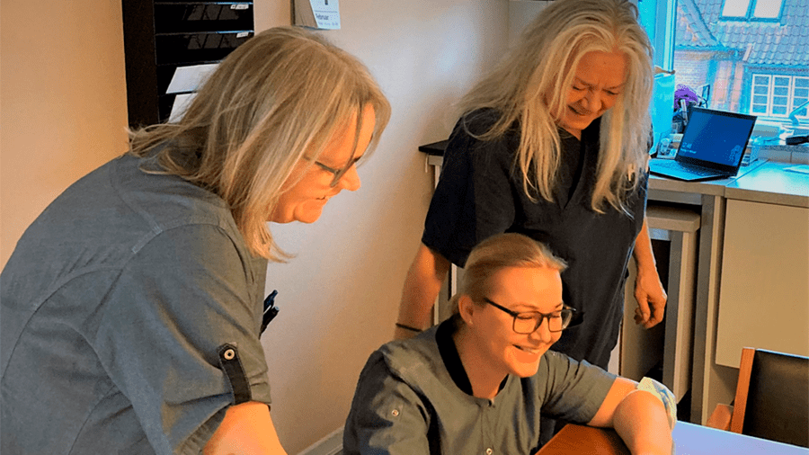 Personale på Plejehjemmet Sukkerkogeriet