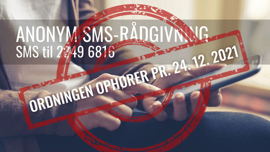 SMS-rådgivning ophører