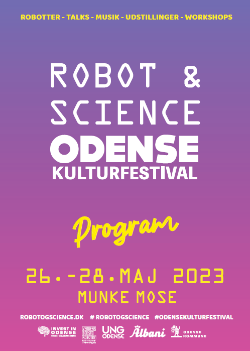 Programforside til Robot og Science Odense Kulturfestival 2023